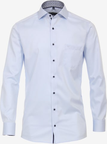 CASAMODA Slim fit Business Shirt in Blue: front