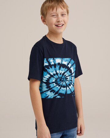 WE Fashion Shirt in Blue: front