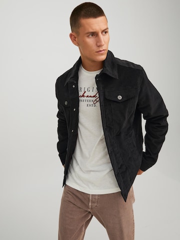 JACK & JONES Between-Season Jacket 'Alvin' in Black