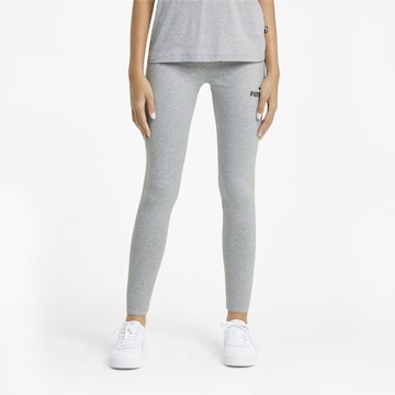 PUMA Skinny Leggings in Grijs: voorkant