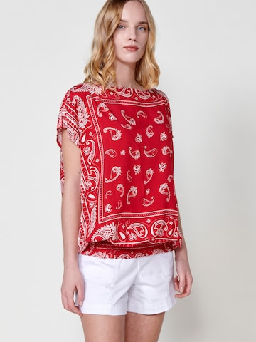 KOROSHI Blouse in Red