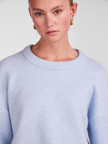 PIECES Pullover 'TULLE' in Blau