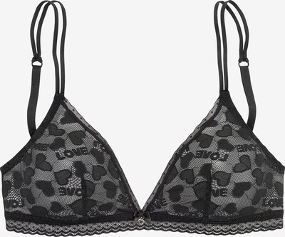 Sutien PETITE FLEUR GOLD pe negru, Vizualizare produs