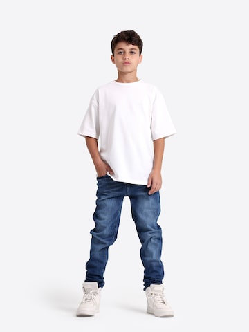 Solang Slimfit Hose Denim Stretch Slim-Fit in Blau: Vorderseite