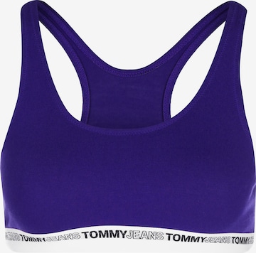 Bustier Soutien-gorge Tommy Jeans en bleu : devant