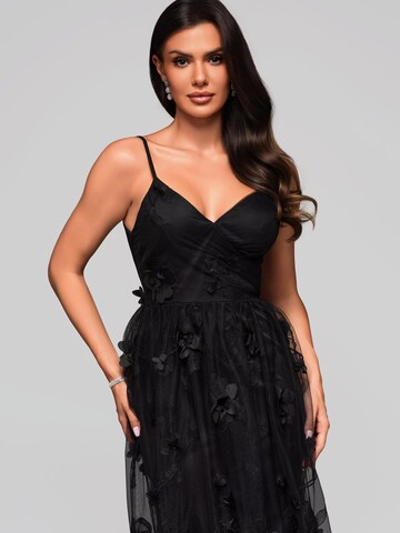 Ombre Abendkleid‌‌‌‌‌‌ in Schwarz