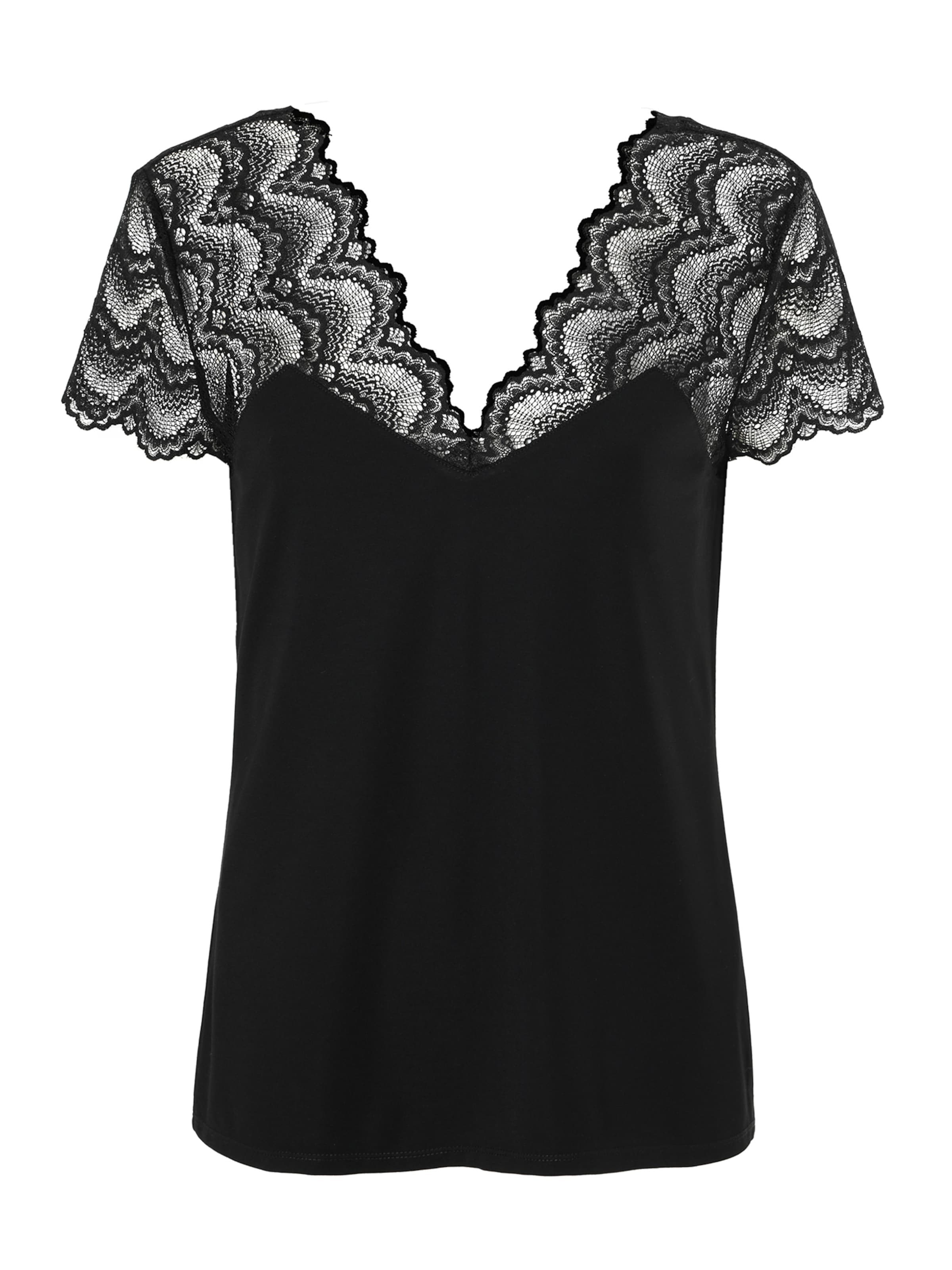 TATUUM Blouse 'Lacey' in Zwart: voorkant