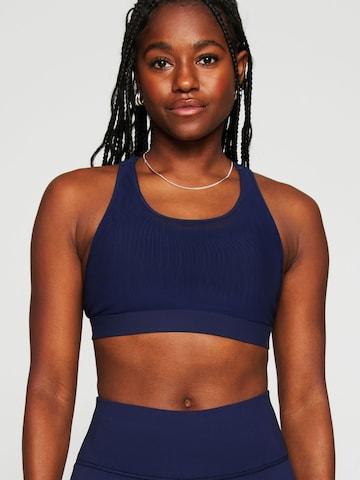 Fabletics Bralette Bra 'PRINCIPAL HIGH IMPACT SPORTS BRA' in Blue: front