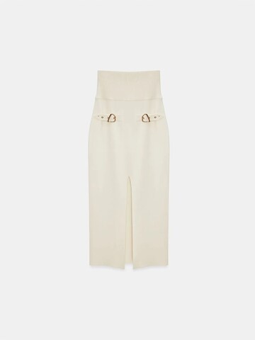 Gonna di Dilvin in bianco: frontale