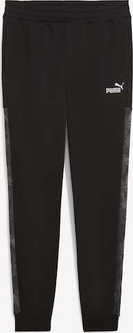 PUMA Tapered Sports trousers 'Essentials' in Black: front