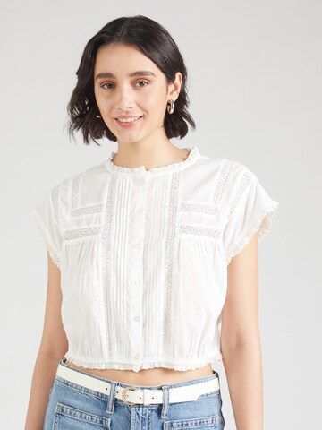 GAP Bluse in Weiß: Vorderseite