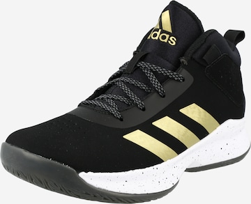 ADIDAS PERFORMANCE Athletic Shoes 'CrossEmUp 5 K Wide' in Black: front