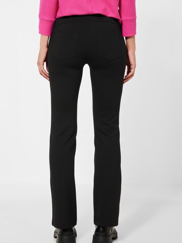 STREET ONE Flared Trousers in Black