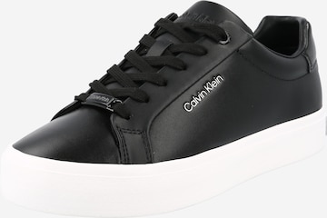 Calvin Klein Låg sneaker i svart: framsida