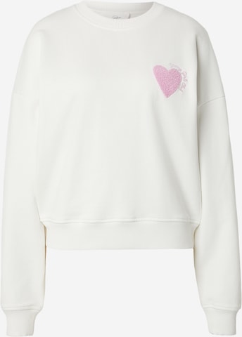 Sálea - Sudadera en blanco: frente