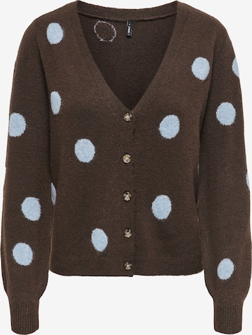Cardigan 'ONL Rica' ONLY en marron : devant