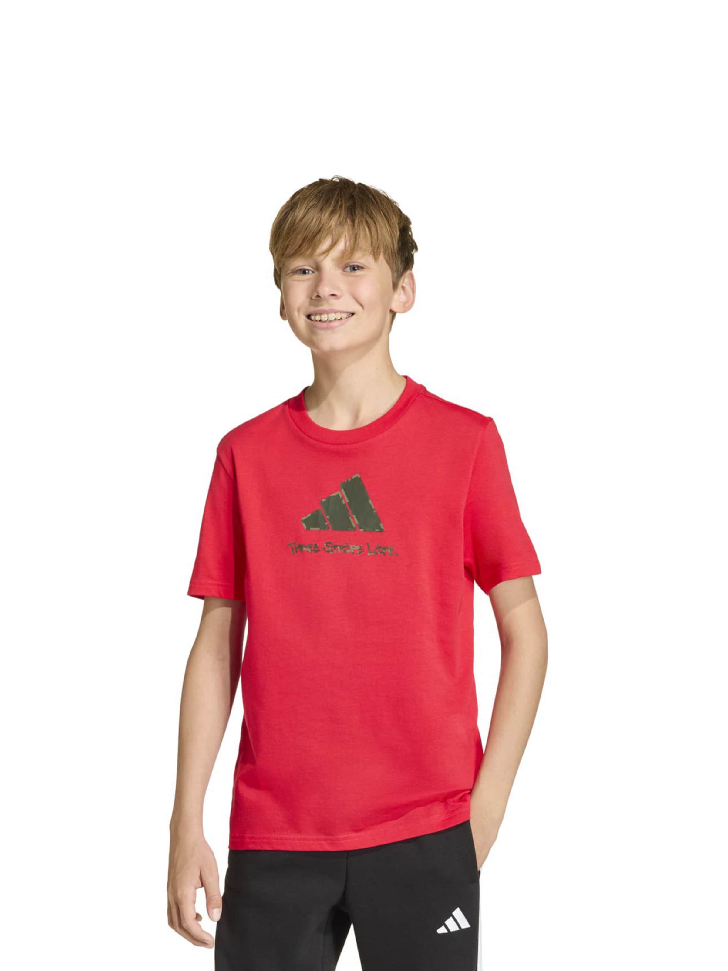 ADIDAS SPORTSWEAR - Camiseta funcional en rojo: frente