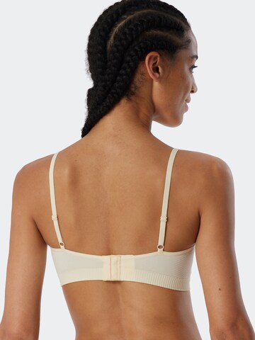 SCHIESSER Bustier BH 'Seamless Rib' in Geel