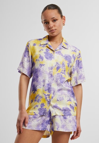 Camicia da donna di Karl Kani in giallo: frontale