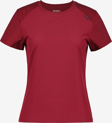 ICEPEAK Shirt 'Dummer' in Rot: predná strana