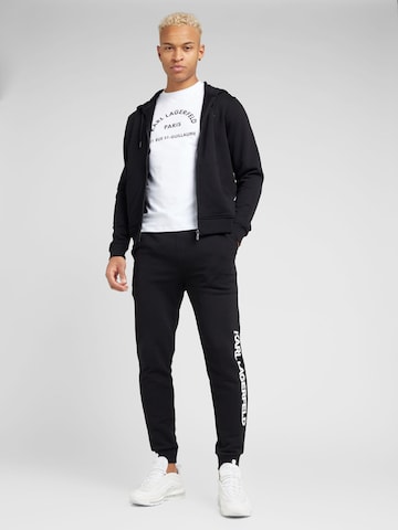 Tapered Pantaloni di Karl Lagerfeld in nero