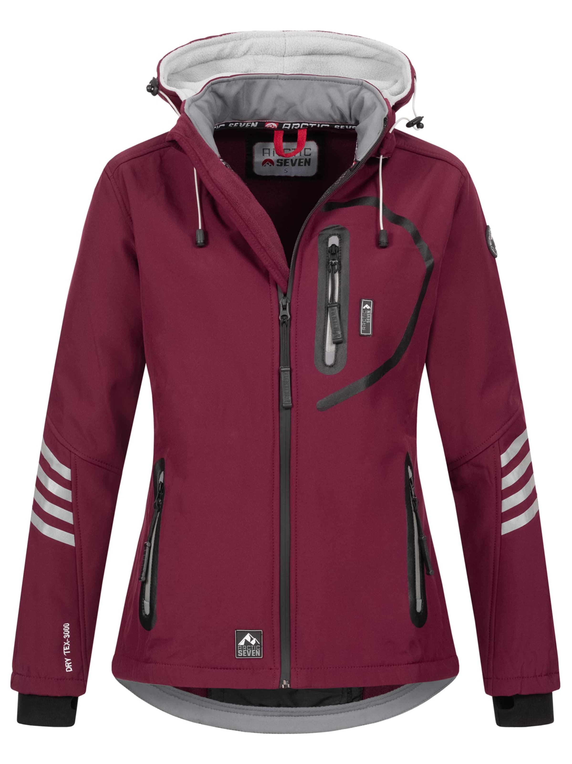 Arctic Seven Funktionsjacke in Rot: Vorderseite