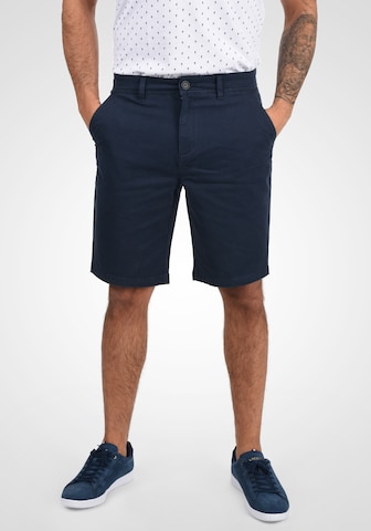 !Solid Regular Chino 'Lomego' in Blauw: voorkant