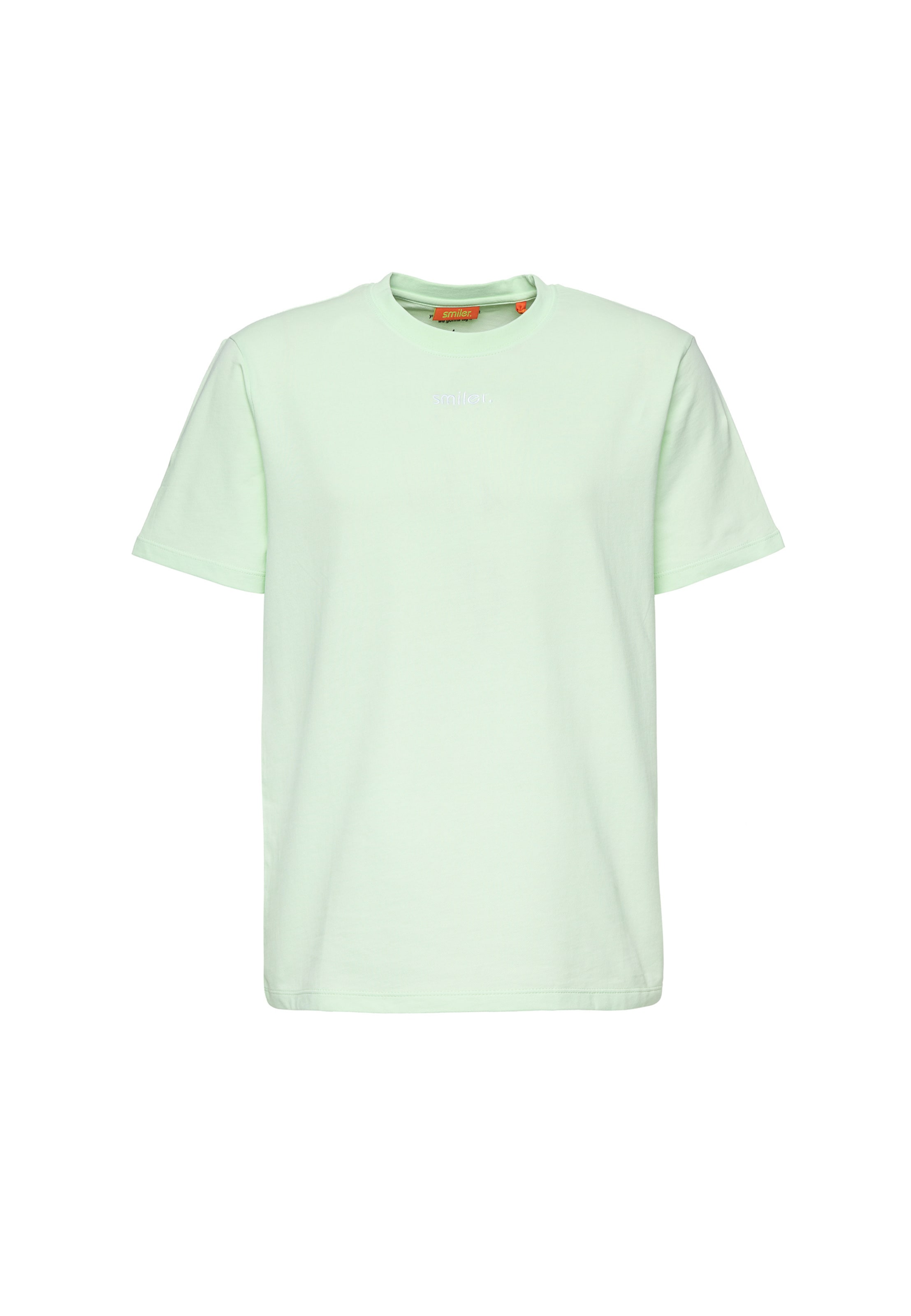 smiler. T-Shirt in Grün: Vorderseite