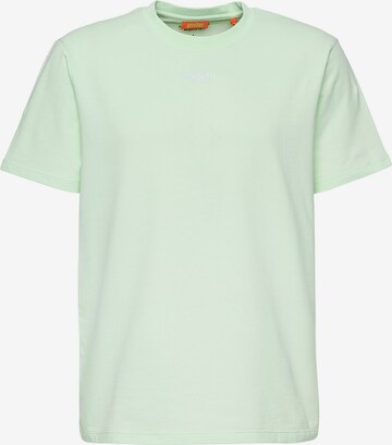 T-Shirt smiler. en vert : devant