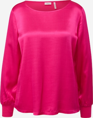 s.Oliver BLACK LABEL Blouse in Roze: voorkant