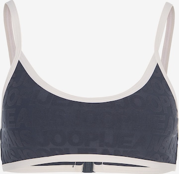 JOOP! Triangle Bikini top in Blue: front