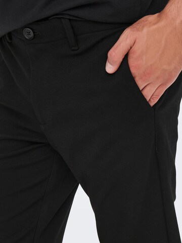 Only & Sons Regular Chino trousers 'Markus' in Black
