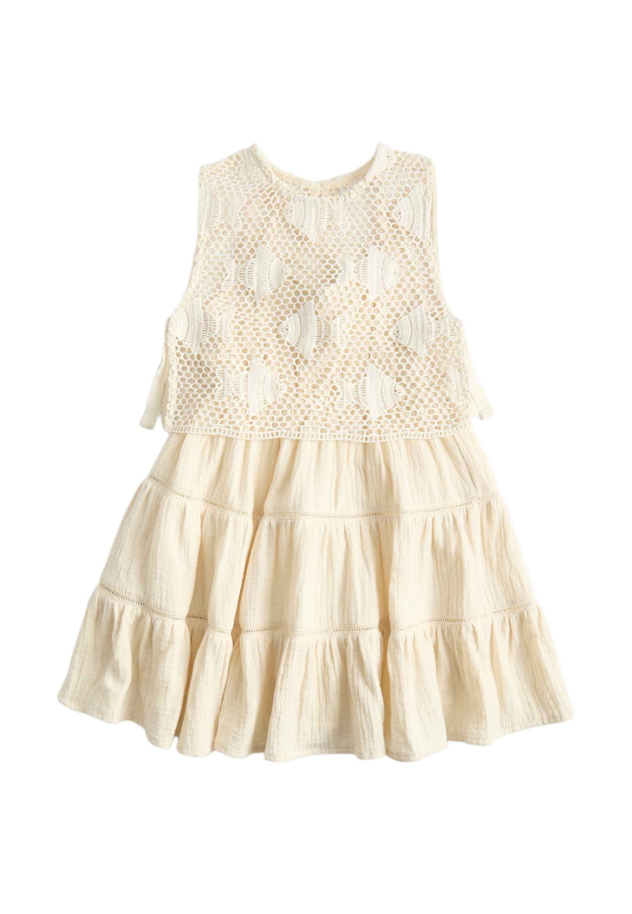Abito di Marks & Spencer in beige: frontale