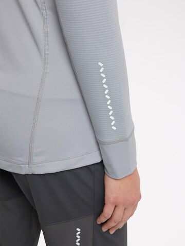 Haglöfs Athletic Zip-Up Hoodie 'L.I.M' in Grey