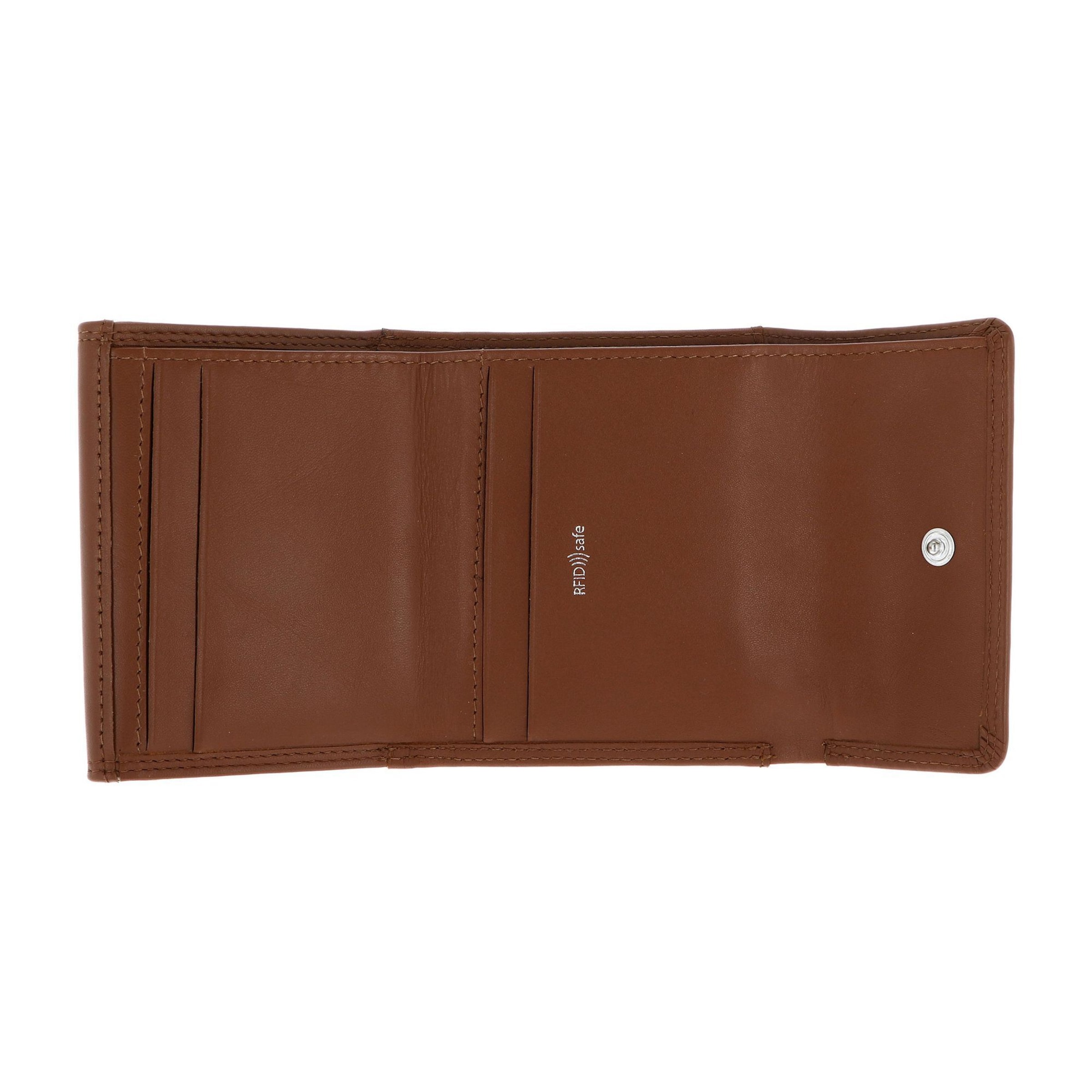 Porte-monnaies 'RFID' GOLDEN HEAD en marron