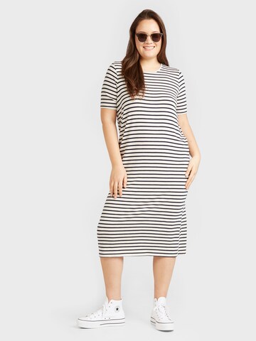 Vero Moda Curve Φόρεμα 'CHOLLY' σε μπεζ