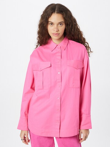 The Jogg Concept Blus 'FREJA' i rosa: framsida