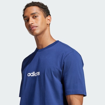 ADIDAS SPORTSWEAR Λειτουργικό μπλουζάκι 'Essentials' σε μπλε