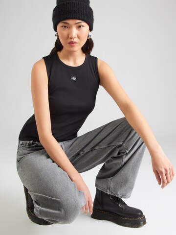 Calvin Klein Jeans Top - fekete: elől