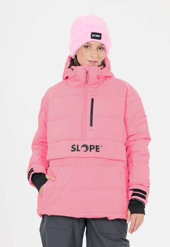 SLOPE Sportjas 'Thumper' in Roze: voorkant