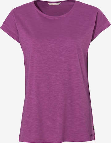 VAUDE Performance shirt 'Moja' in Purple: front