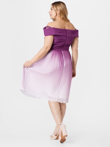 Robe de cocktail Chi Chi Curve en violet