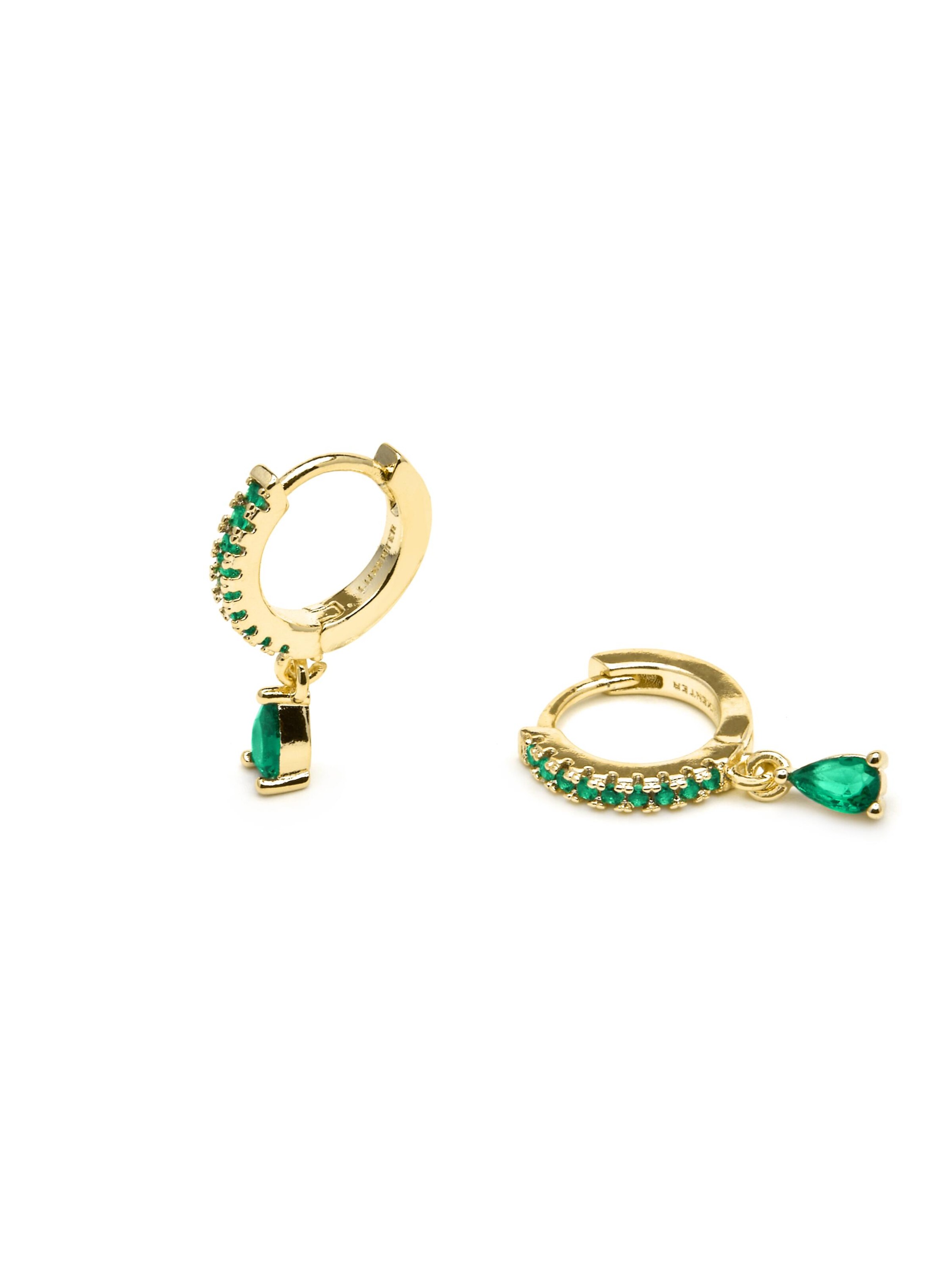 Luxenter Earrings 'Laade' in Green
