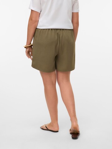 Vero Moda Curve Regular Pleat-front trousers 'VMCalva' in Green