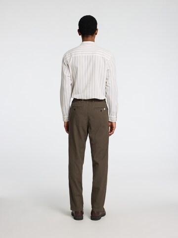 SELECTED HOMME Slim fit Chino trousers 'SLHBRODY' in Green