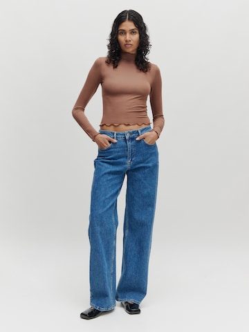 EDITED Shirt 'Daniela' in Brown