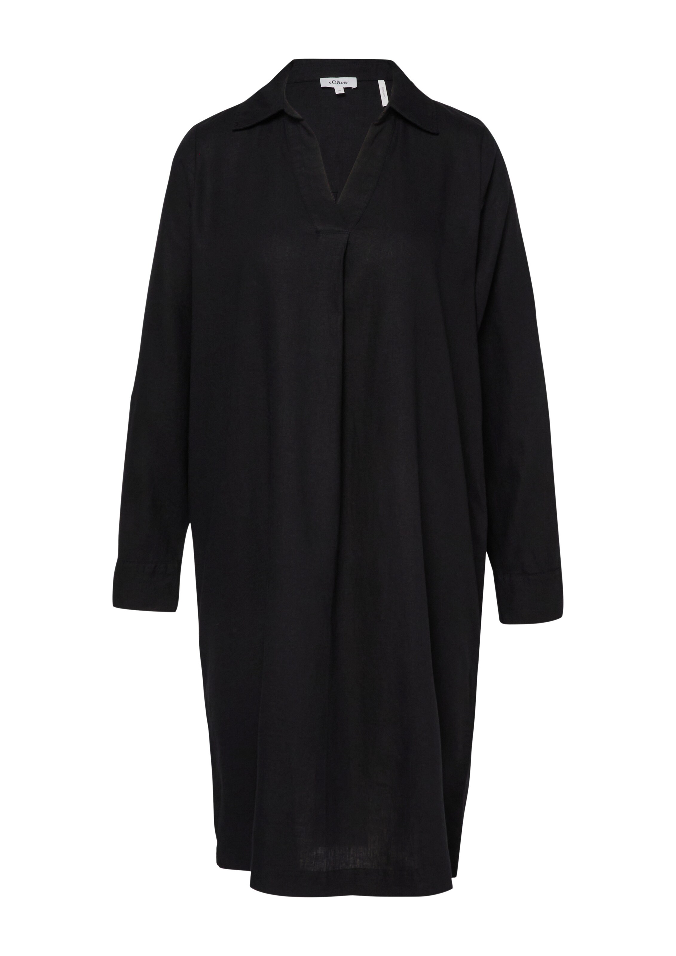 Robe-chemise s.Oliver en noir : devant