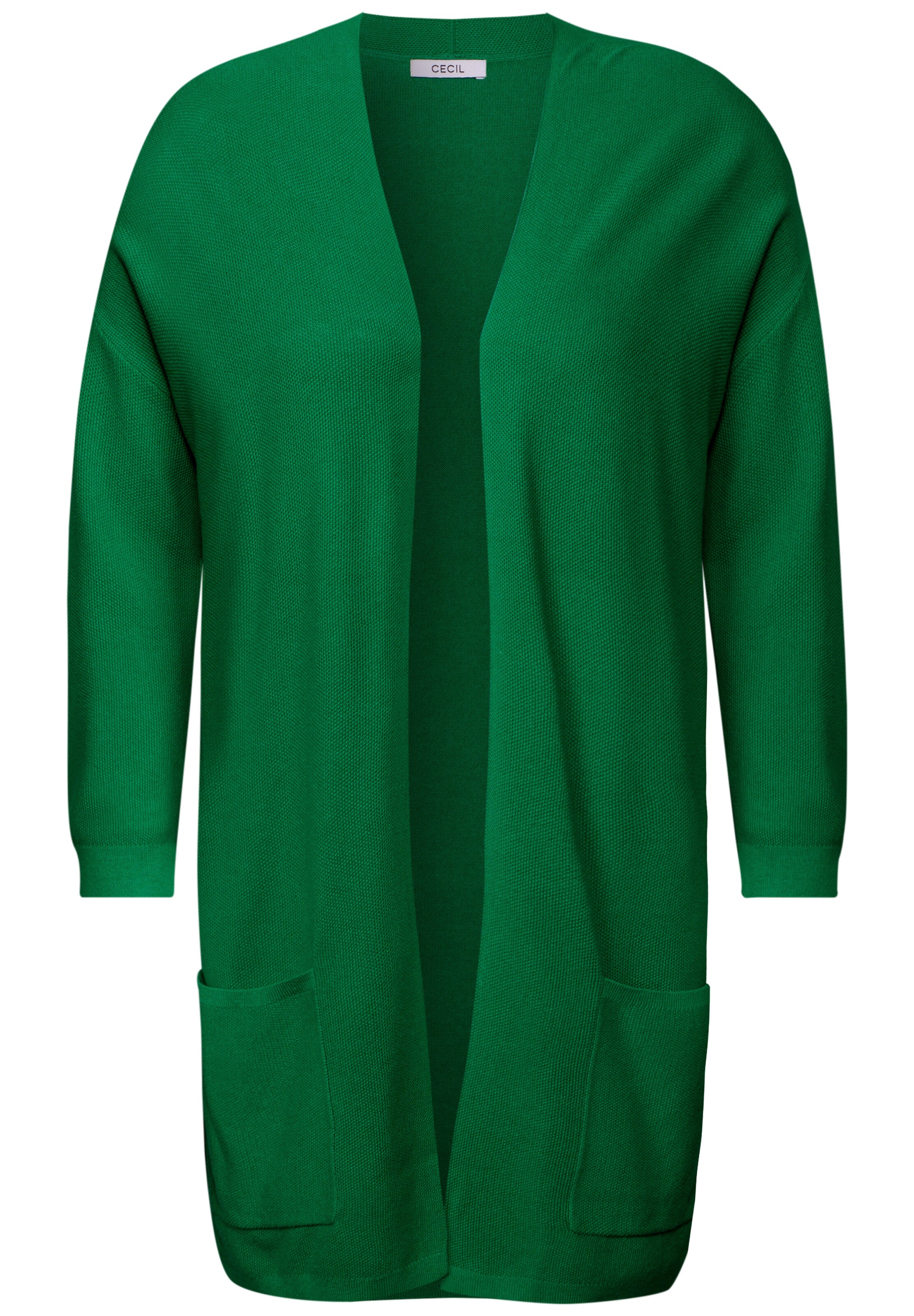 CECIL Knit Cardigan in Green: front
