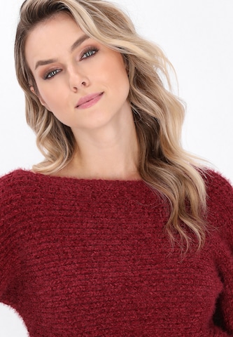 DreiMaster Vintage - Pullover 'Vintage' em vermelho