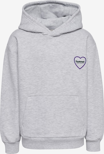 Hummel Sweatshirt in 110-116 in Light grey / Dark green / Dark purple, Item view